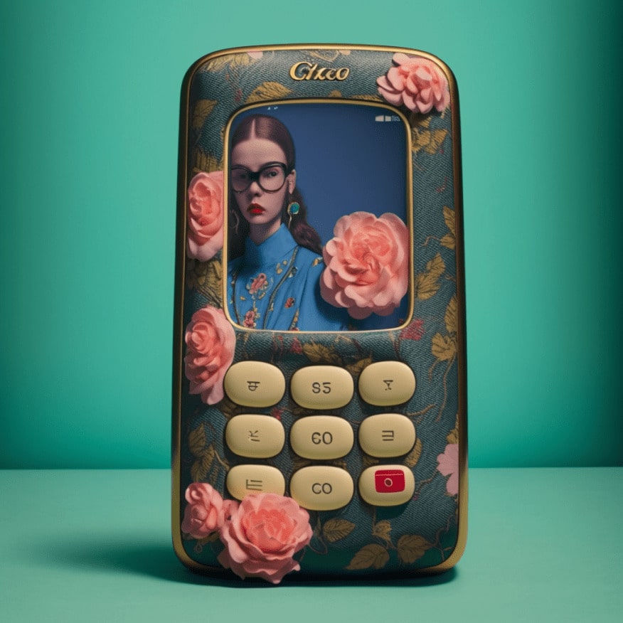 gucci flip phone